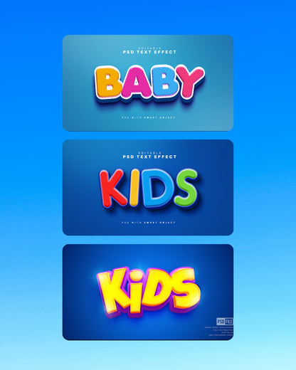 +35 Tipografías 3D para el Día del Niño 🎈