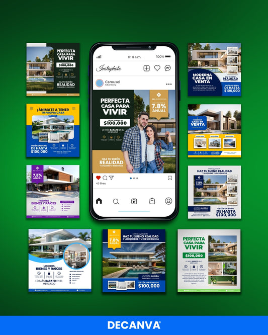 +100 Plantillas de Bienes Raíces