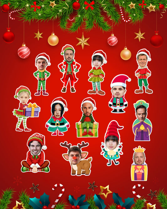 +100 Plantillas Navideñas para tu Rostro