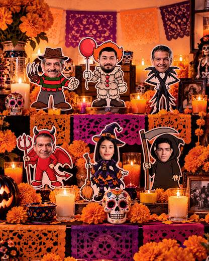 PLANTILLAS HALLOWEEN ROSTROS